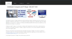 Desktop Screenshot of clickmasterpctvrepair.com