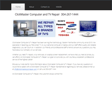 Tablet Screenshot of clickmasterpctvrepair.com